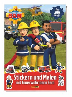 Feuerwehrmann Sam: Stickern und Malen mit Feuerwehrmann Sam von Panini Books